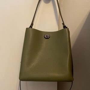 COACH Pebble Leather Bucket Bag